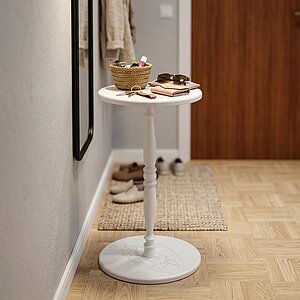 белый/белый Подставка для цветов Селена 1