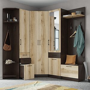 Угловое завершение-2 Денвер, Венге, Дуб Делано