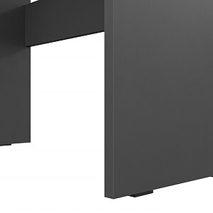 Графит серый/Графит МР Модульная система Эккервуд Стол туалетный Графит серый/Графит МР
