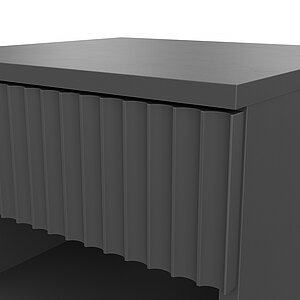 Графит серый/Графит МР Модульная система Эккервуд Тумба прикроватная Графит серый/Графит МР