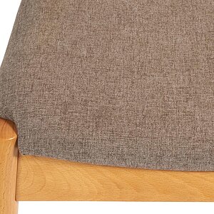 Коричневый, бук / Бежевый, рогожка Стул для кухни ПМ: Tetchair Стул мягкое сидение Bull