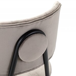 Светло-серый Стул Fendi серый