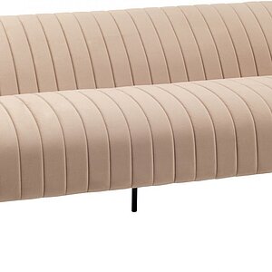 бежевый Диван прямой STOOL GROUP Дрезден Велюр