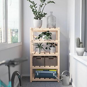 Стеллаж Green Mebel Юнит 5 полок D15