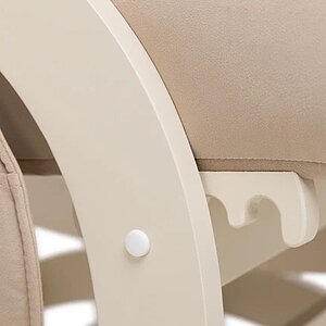 Слоновая кость, ткань V 18 Кресло для кормления Мебель Импэкс Milli Кьяра с карманами