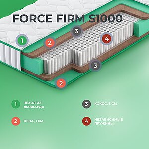 Матрас Clever Force Firm S1000