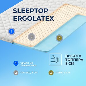 Топпер Sleepline SleepTop ErgoLatex