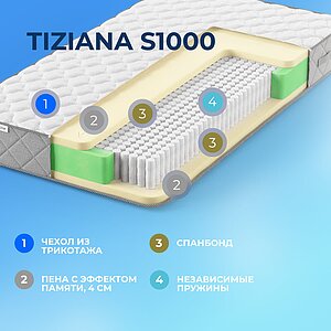 Матрас Sleepline Tiziana S1000