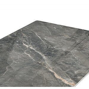 Серый мрамор / черный Керамический стол Rion 120 серый мрамор / черный