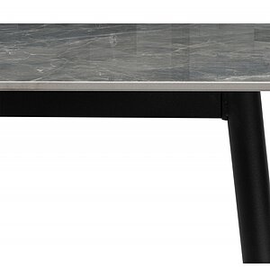 Серый мрамор / черный Керамический стол Rion 120 серый мрамор / черный