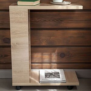 Дуб сонома Стол прикроватный Мальта дуб сонома