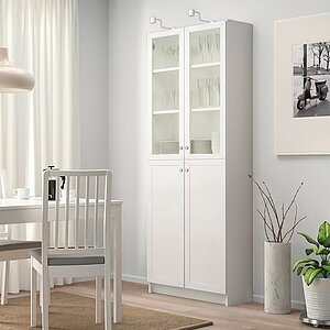 Стеллаж Билли 21 Белый Фасадный 0101 80*30*202 см, Белый Фиеста Стеллаж Билли 21 Белый Фасадный 0101 80*30*202 см, Белый Фиеста 80x30x202