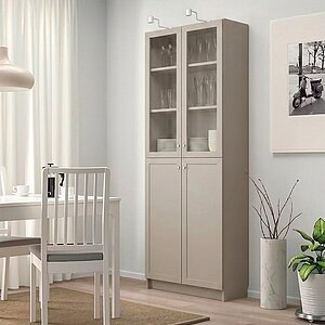 Стеллаж Билли 21 Кашемир 5981 BS 80*30*202 см, Бежевый Фиеста Стеллаж Билли 21 Кашемир 5981 BS 80*30*202 см, Бежевый Фиеста 80x30x202