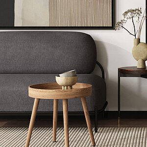 светлое дерево Журнальный столик STOOL GROUP Вуди Светлое дерево