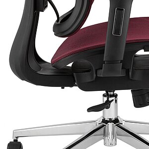 Бордовый Кресло офисное STOOL GROUP TopChairs Nimbus