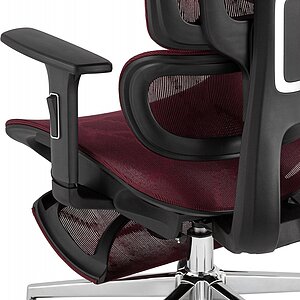Бордовый Кресло офисное STOOL GROUP TopChairs Nimbus