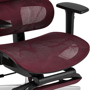 Бордовый Кресло офисное STOOL GROUP TopChairs Nimbus