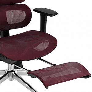 Бордовый Кресло офисное STOOL GROUP TopChairs Nimbus