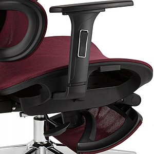Бордовый Кресло офисное STOOL GROUP TopChairs Nimbus