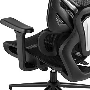 Черный Кресло офисное STOOL GROUP TopChairs Structo Черная сетка