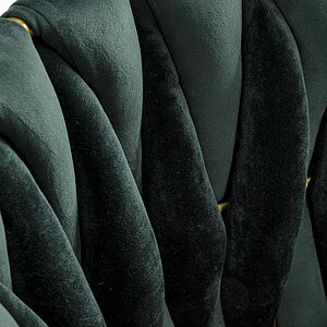 темно-зеленый / золотой Стул HALMAR K517 темно-зеленый/золотой