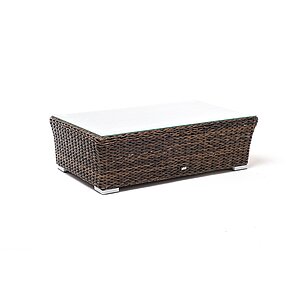 коричневый (гиацинт) Капучино журнальный столик из искусственного ротанга (гиацинт), цвет коричневый