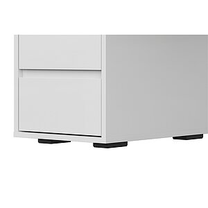 Стол компьютерный №13 Серия 2, Белый глянец