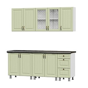 Белый / Фисташковый / Черный