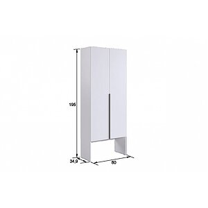 белое дерево Стенка для прихожей Баско К11