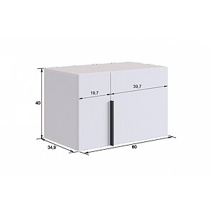 кашемир, дуб крафт золотой Прихожая Мебельсон Баско К6