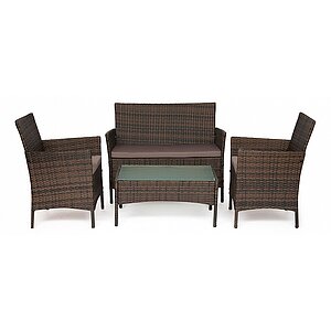 коричневый Набор уличный Tetchair Lounge