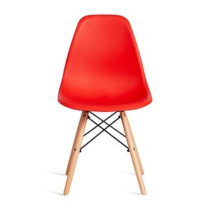 бежевый, красный Стул Tetchair Cindy Eames (mod. 1801)
