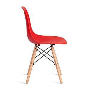 бежевый, красный Стул Tetchair Cindy Eames (mod. 1801)