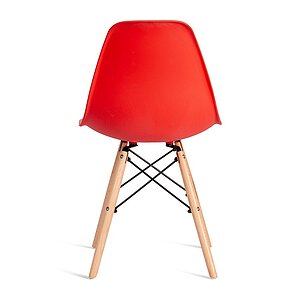 бежевый, красный Стул Tetchair Cindy Eames (mod. 1801)