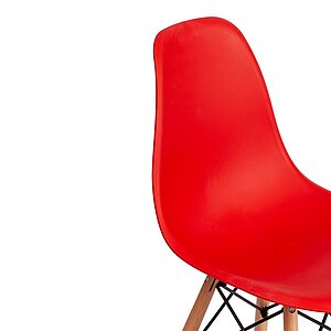 бежевый, красный Стул Tetchair Cindy Eames (mod. 1801)