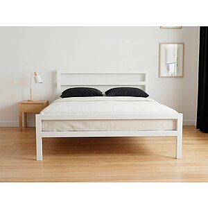 Белый Кровать Francesco Rossi Аристо 160х200, Кровати лофт Francesco Rossi, металлические, современный стиль, лофт, белый