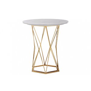 Стол деревянный Melan white / gold