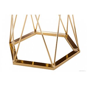 Стол деревянный Melan white / gold