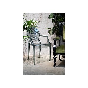 Прозрачный / Прозрачный Пластиковый стул Luis gray