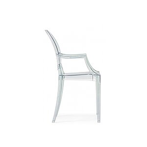 Прозрачный / Прозрачный Пластиковый стул Luis gray