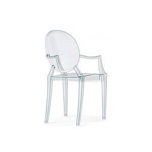 Прозрачный / Прозрачный Пластиковый стул Luis gray