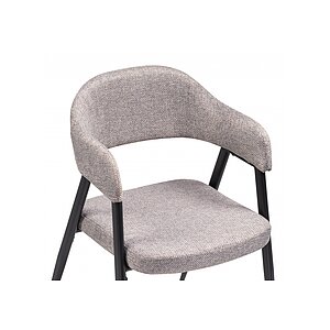Серый / Черный Стул на металлокаркасе Twin gray / black