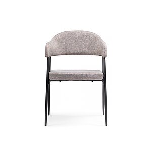 Серый / Черный Стул на металлокаркасе Twin gray / black