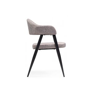 Серый / Черный Стул на металлокаркасе Twin gray / black