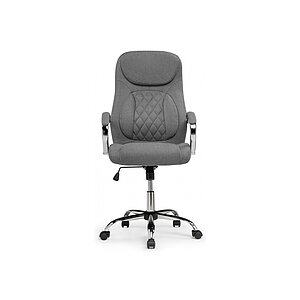 Серый/Хромированный металл Компьютерное кресло Tron gray fabric