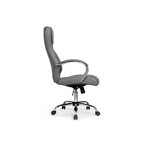Серый/Хромированный металл Компьютерное кресло Tron gray fabric
