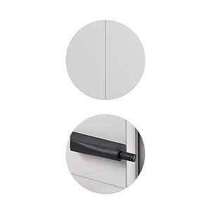 Белый эггер Шкаф Мадера ШМ2 лдсп белый