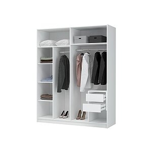 Белый Шкаф Широн 1600 белый / белый