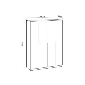 меланж Шкаф Даиго 1600 меланж