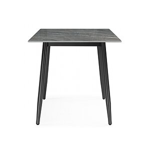 Серый мрамор / черный Керамический стол Rion 120 серый мрамор / черный